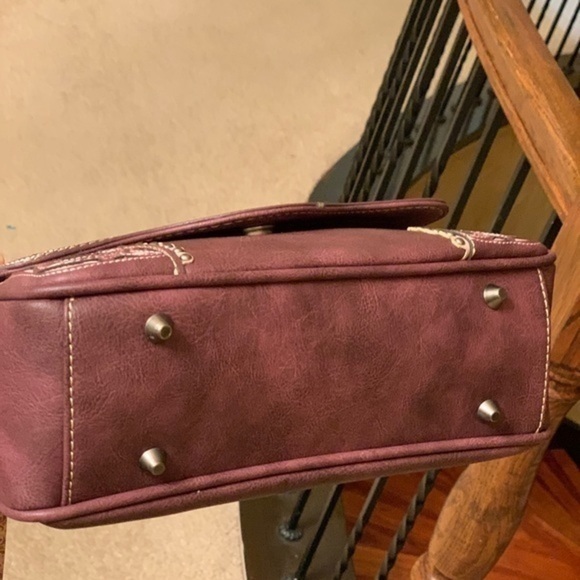 Montana west Embroidery satchel crossbody bag - Picture 6 of 8